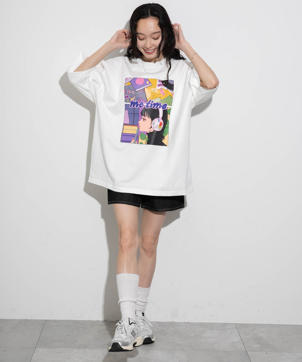 ホワイト モデル：161cm M着用