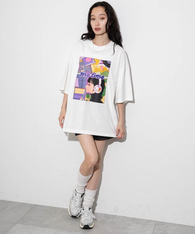 ホワイト モデル：161cm M着用