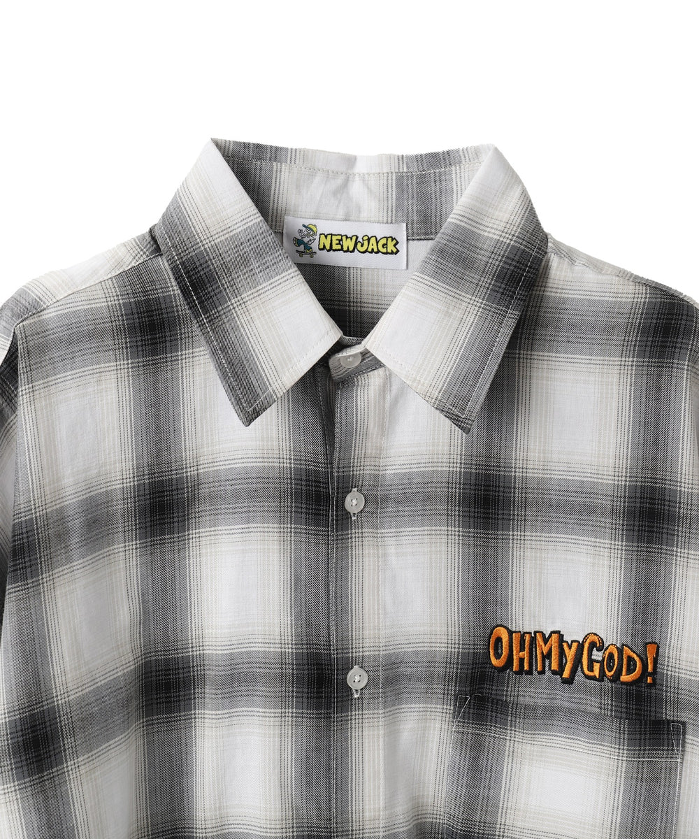 別注NEW　JACKオンブレチェックシャツ（S）