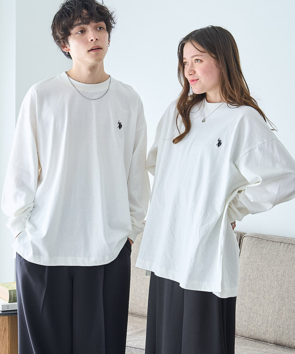 U.S. POLO ASSN.ワンポイント刺繍LST