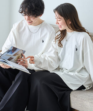 U.S. POLO ASSN.ワンポイント刺繍LST