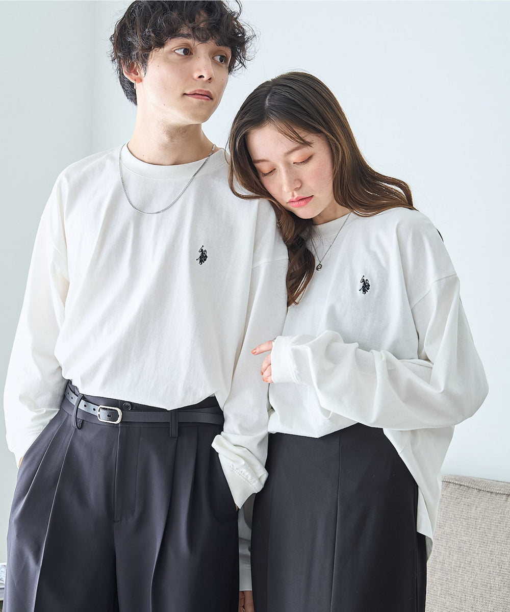 U.S. POLO ASSN.ワンポイント刺繍LST