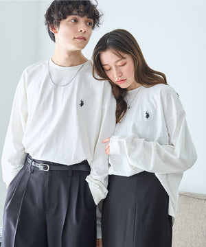 U.S. POLO ASSN.ワンポイント刺繍LST