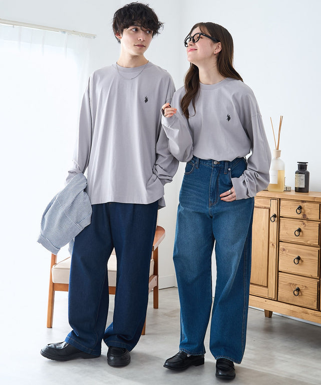 U.S. POLO ASSN.ワンポイント刺繍LST