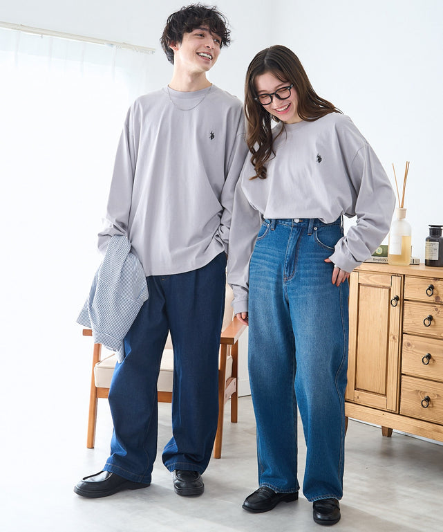 U.S. POLO ASSN.ワンポイント刺繍LST