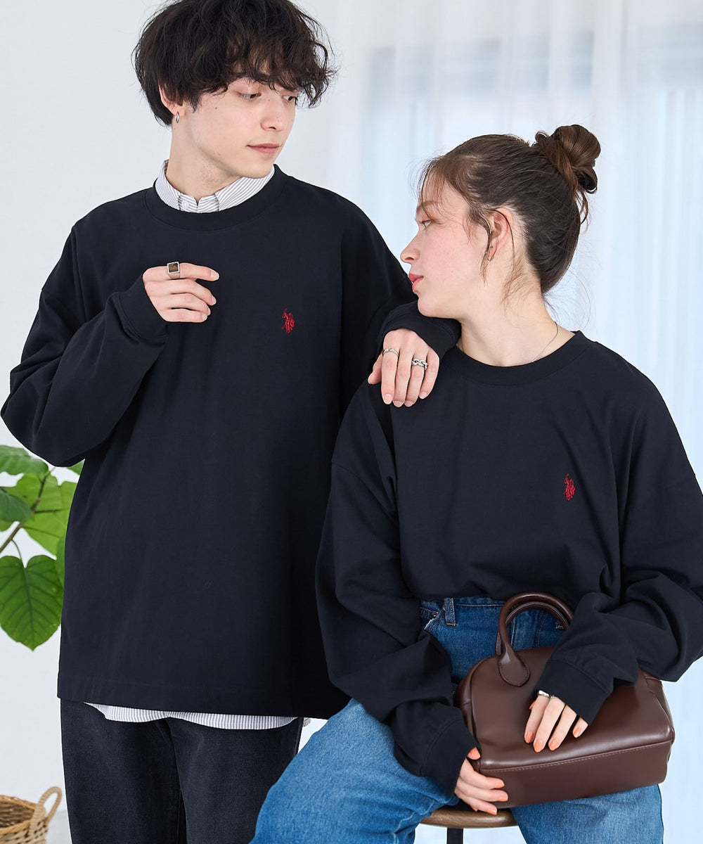 U.S. POLO ASSN.ワンポイント刺繍LST