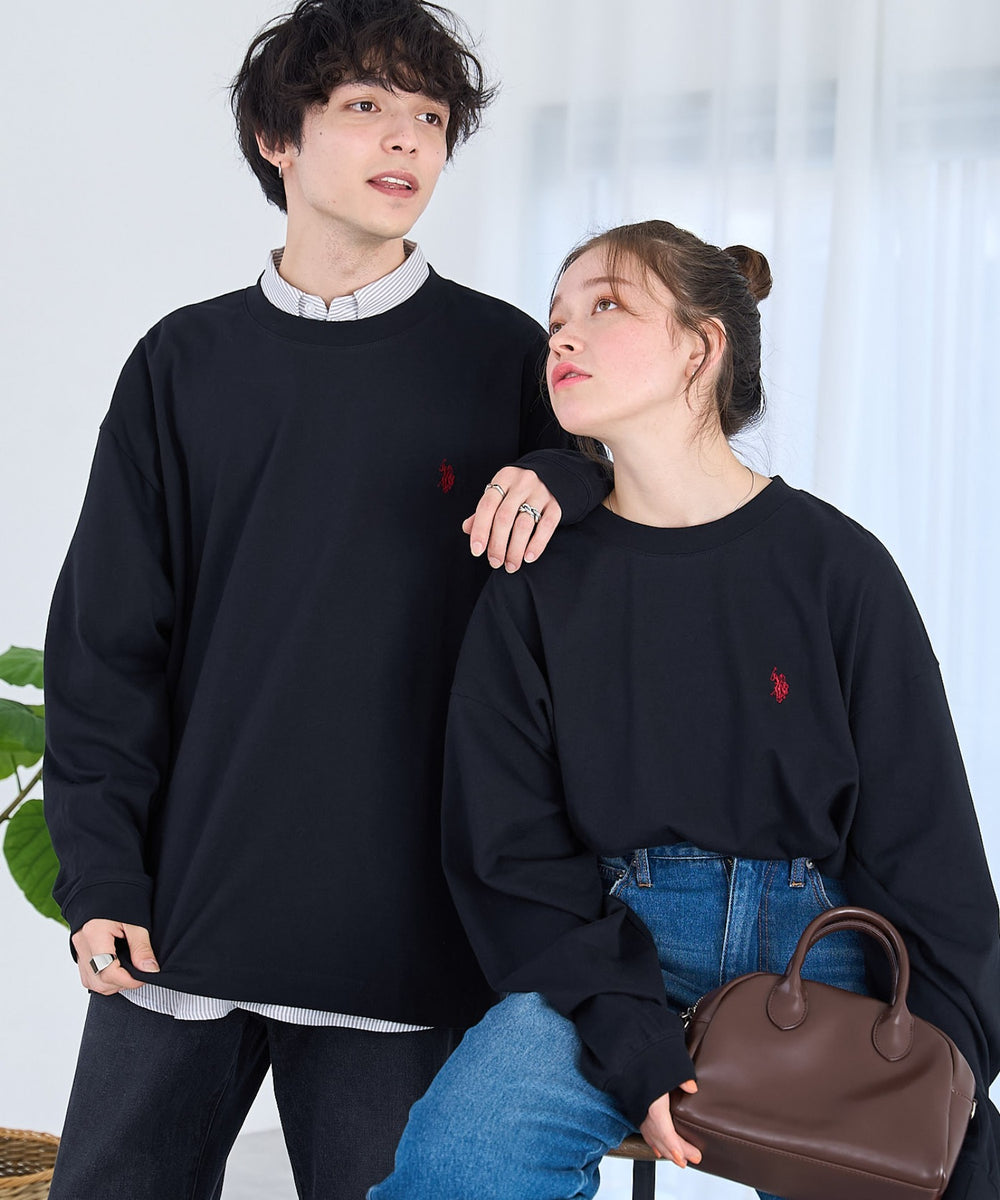 U.S. POLO ASSN.ワンポイント刺繍LST