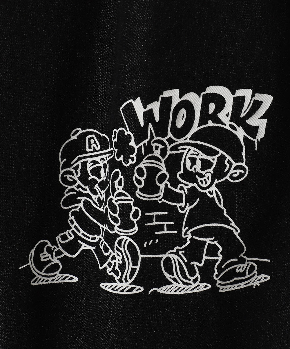 別注NEW　JACKワイドデニムパンツ