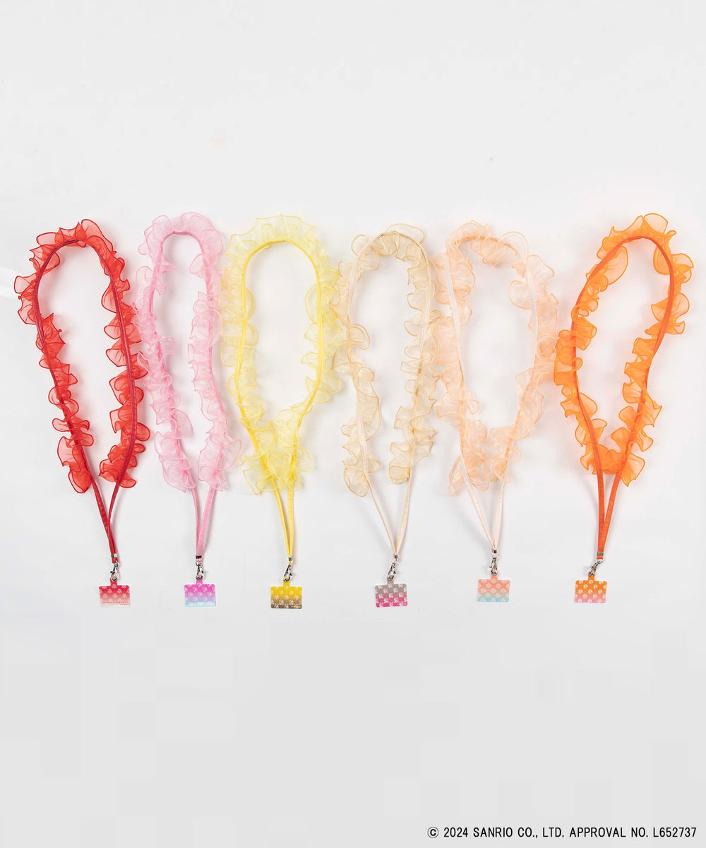 フラガリアメモリーズコラボフリルスマホショルダー