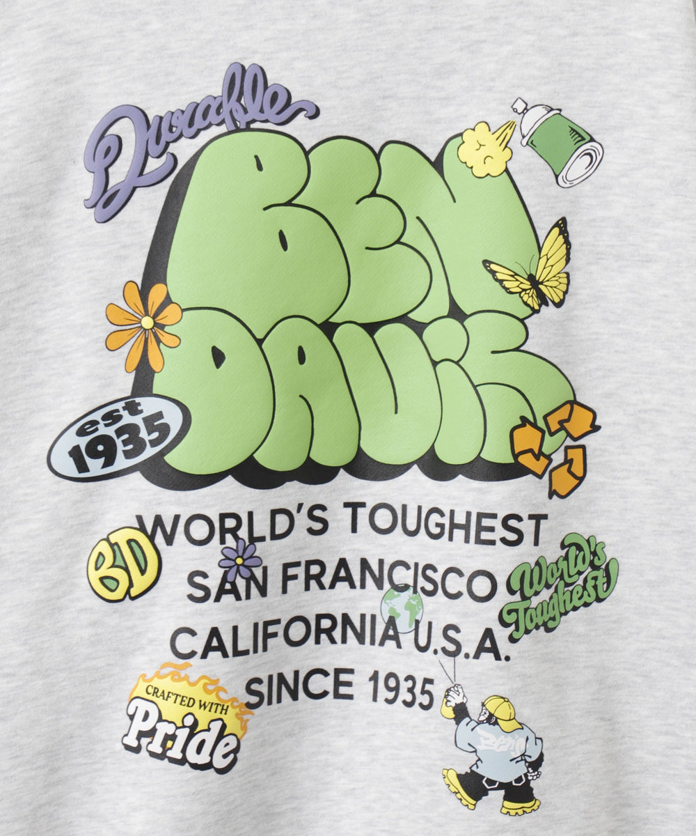 別注BENDAVISプランプロゴプルオーバー