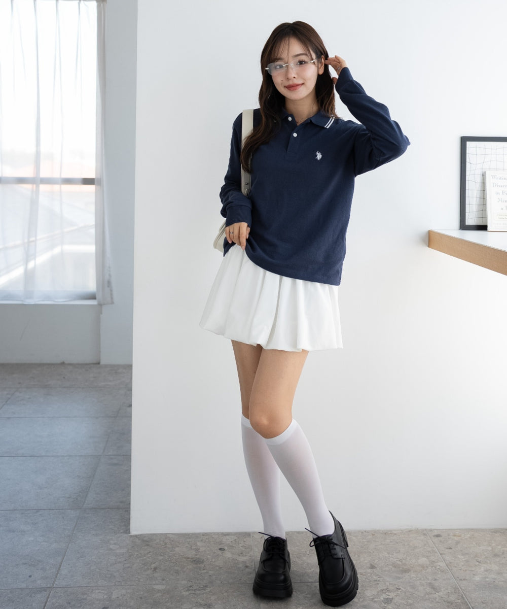 ネイビー モデル：165cm S着用