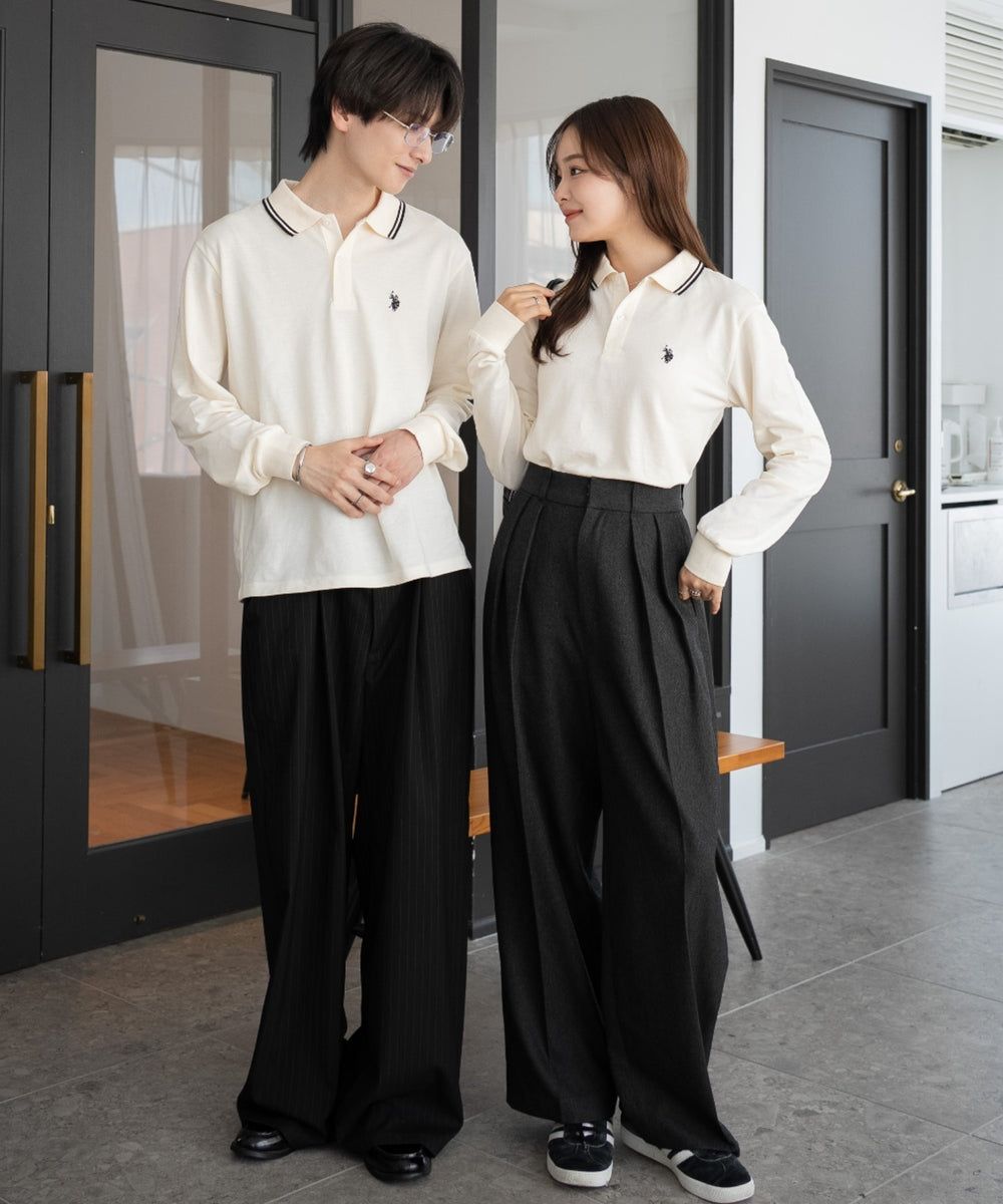 別注USPOLOラインポロシャツ（LS）