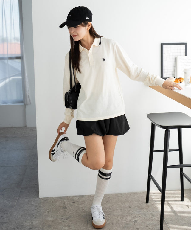 ホワイトアイボリー モデル：165cm M着用