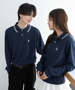 別注USPOLOラインポロシャツ（LS）