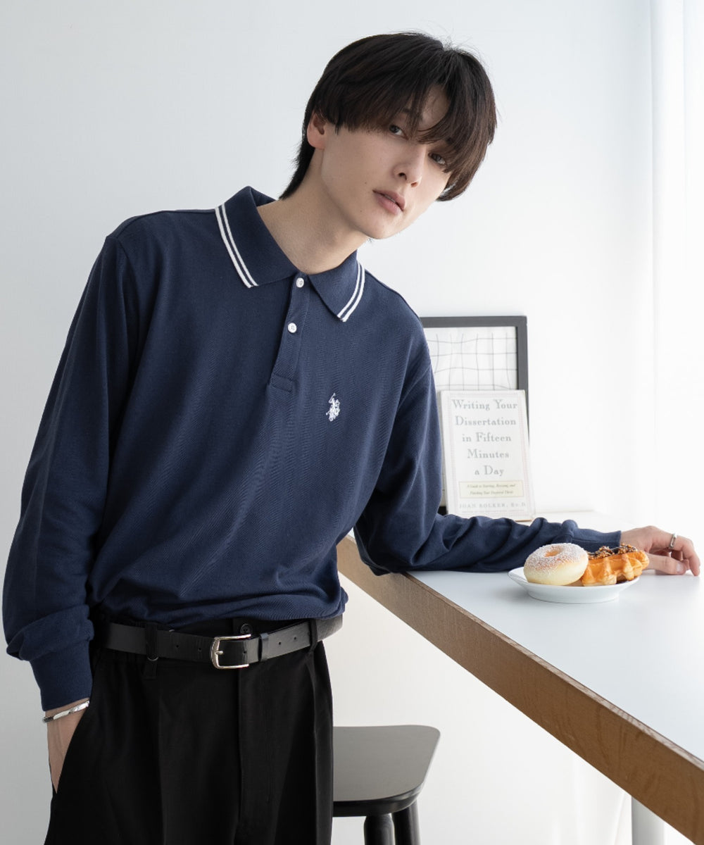 ネイビー モデル：177cm L着用