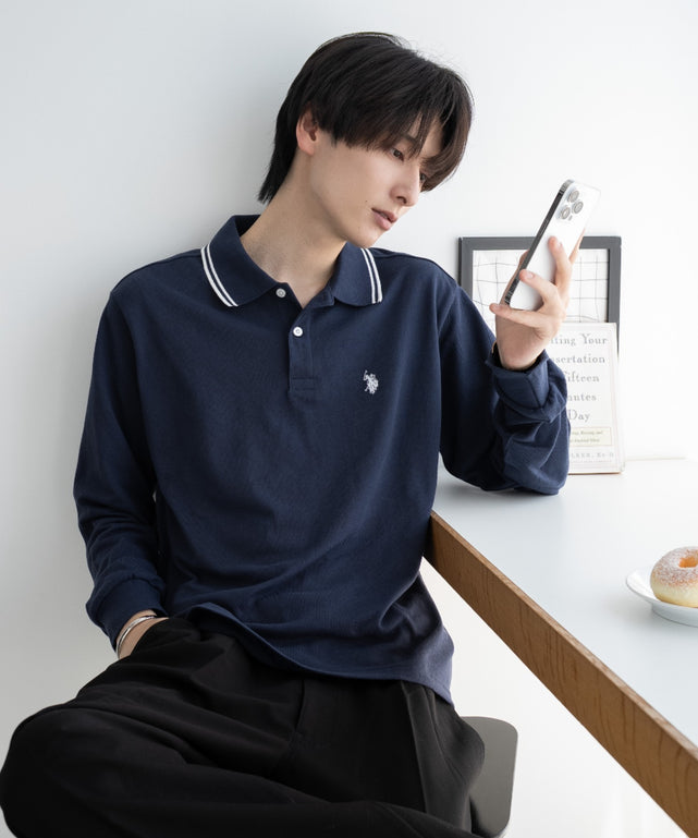 ネイビー モデル：177cm L着用