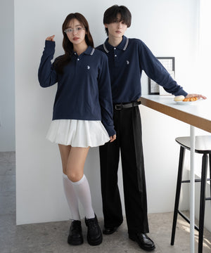 別注USPOLOラインポロシャツ（LS）