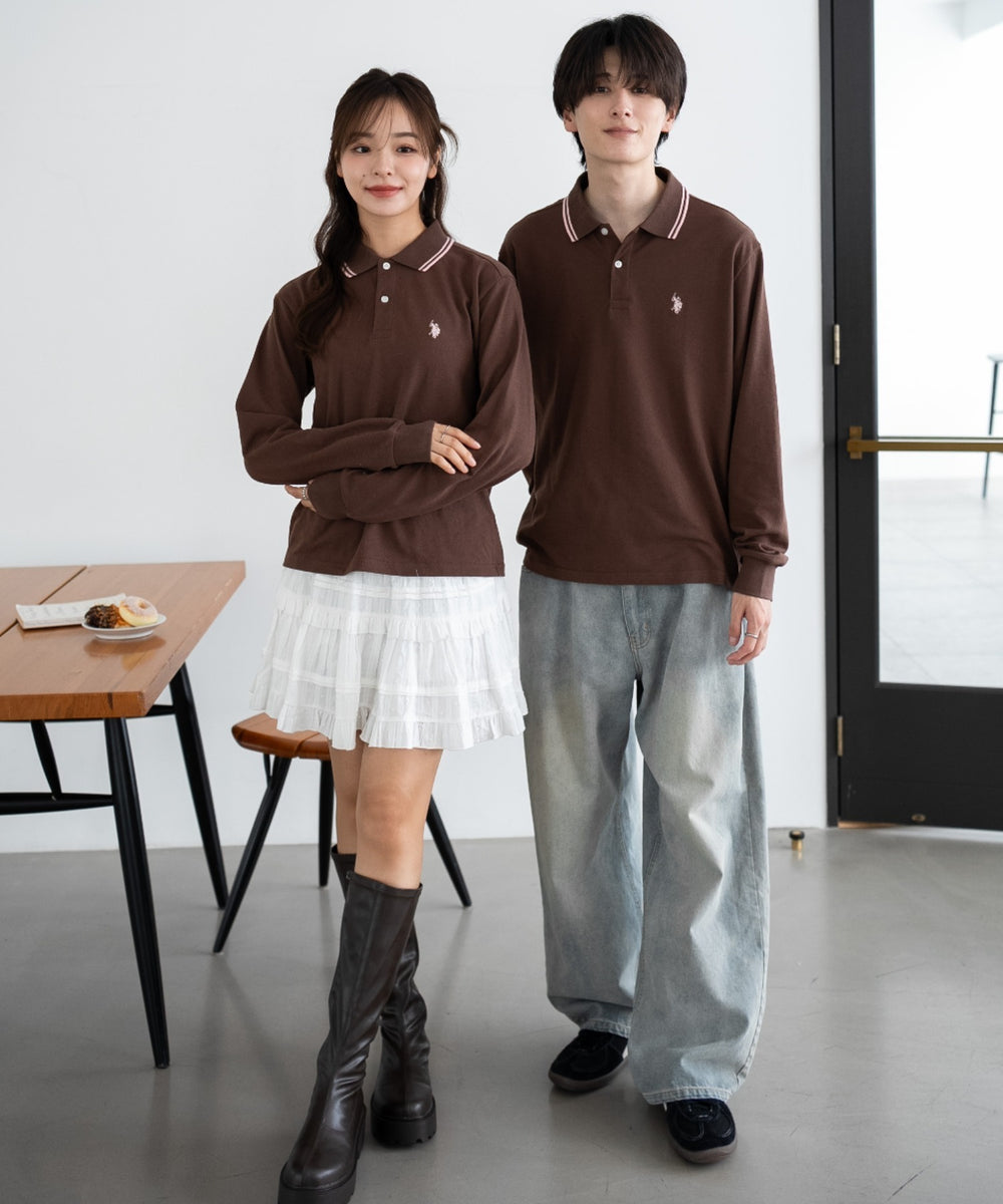 別注USPOLOラインポロシャツ（LS）