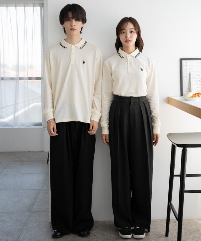 別注USPOLOラインポロシャツ（LS）