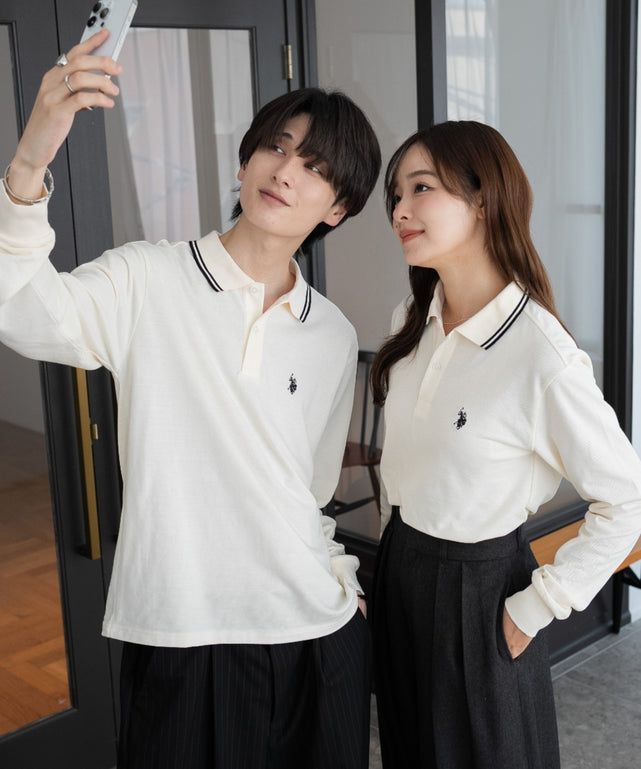 別注USPOLOラインポロシャツ（LS）