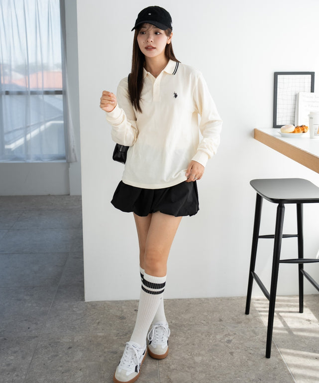 ホワイトアイボリー モデル：165cm M着用