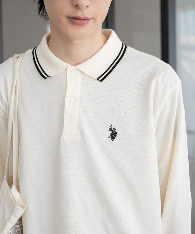 別注USPOLOラインポロシャツ（LS）