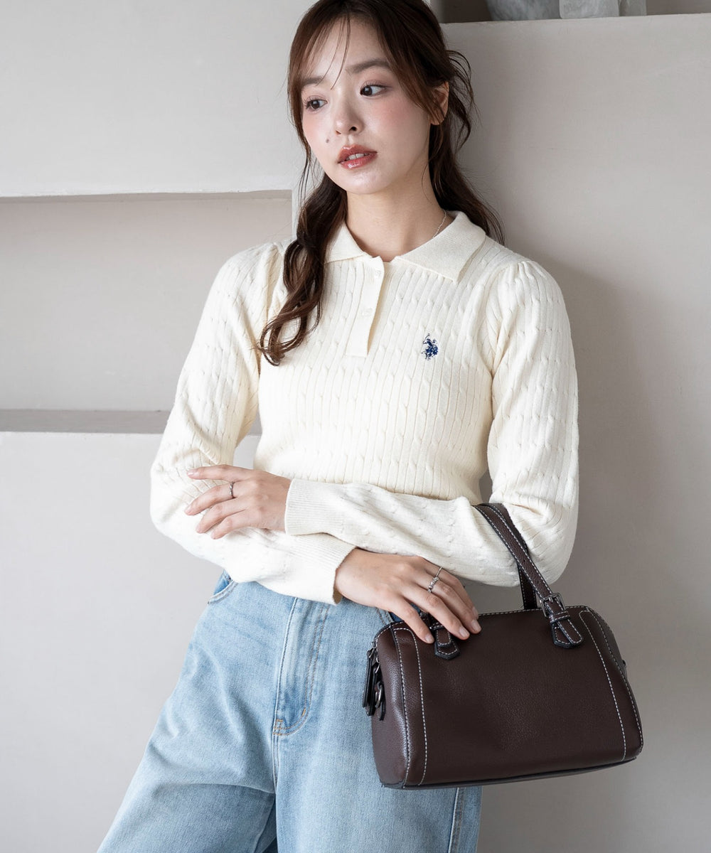 ホワイトアイボリー　モデル：165cm F着用