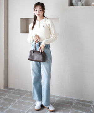 ホワイトアイボリー　モデル：165cm F着用