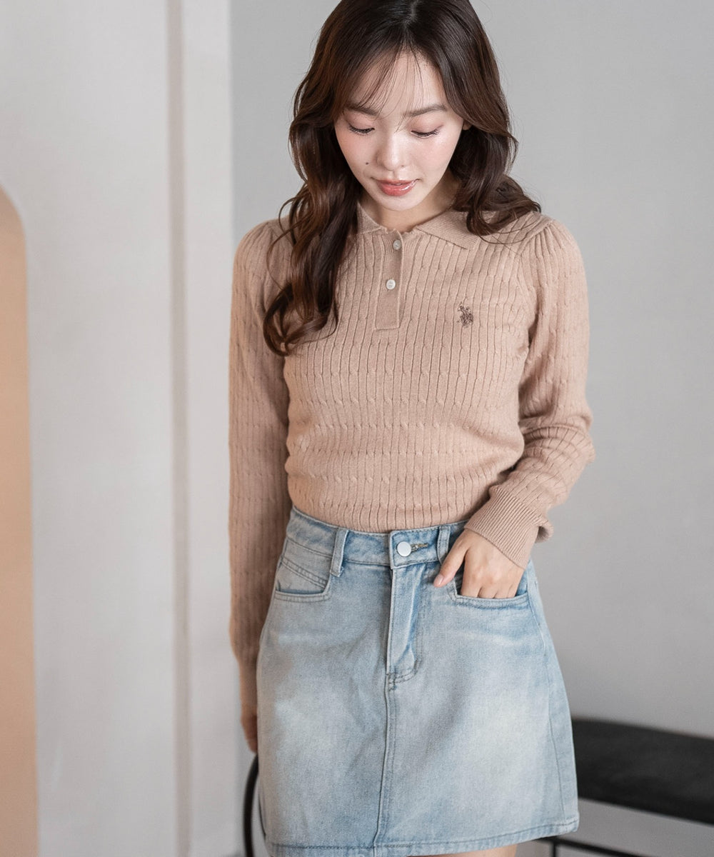 ベージュ　モデル：165cm F着用