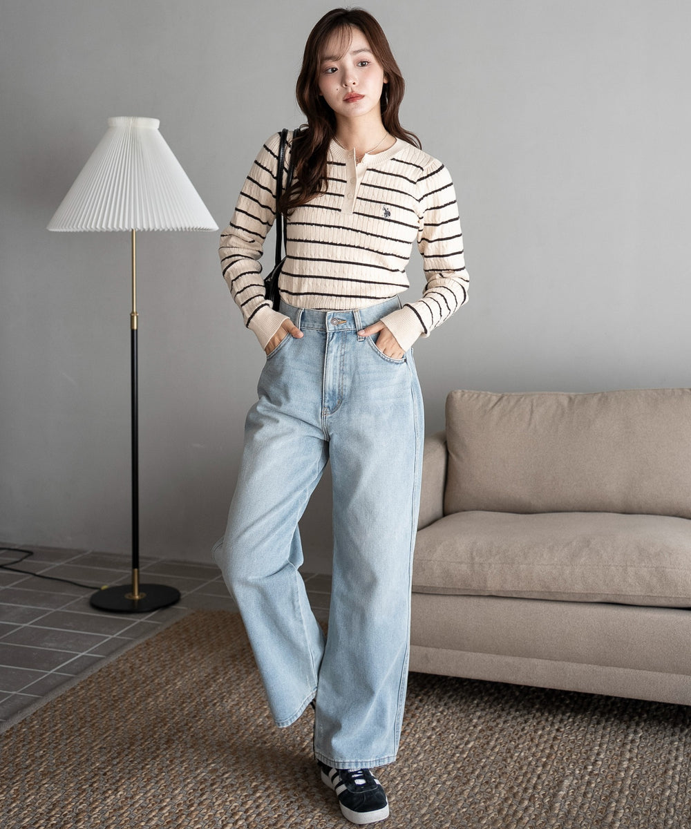 ホワイトボーダー　モデル：165cm F着用