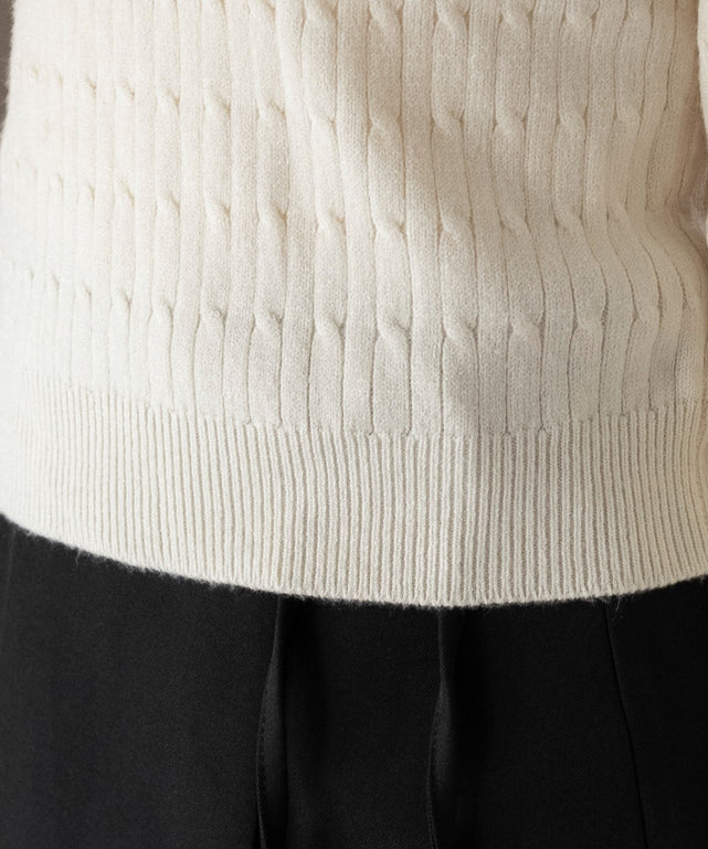 別注USPOLOヘンリーネックニットPO