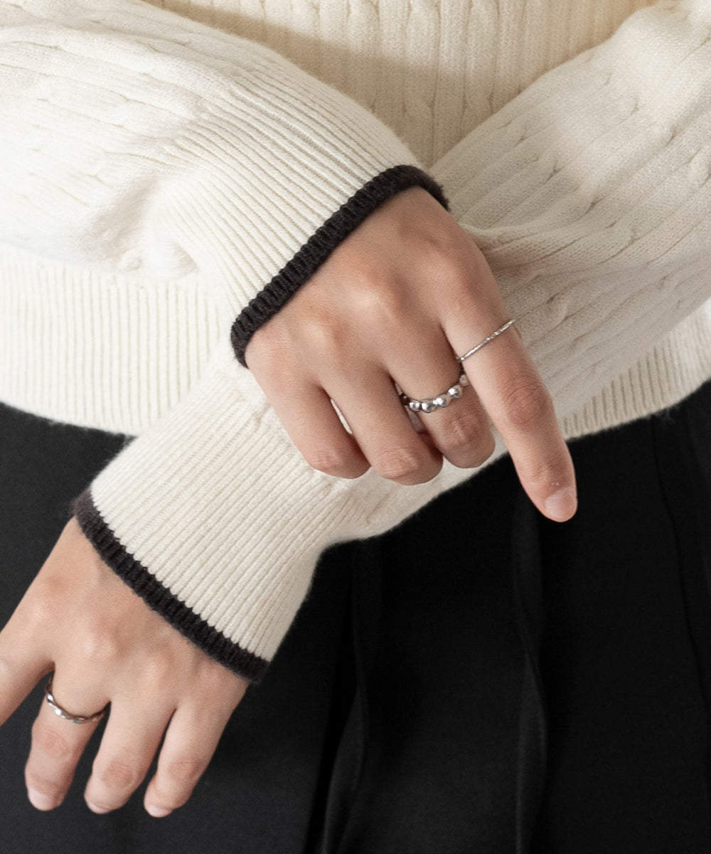 別注USPOLOヘンリーネックニットPO