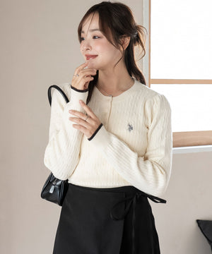 ホワイトアイボリー　モデル：165cm F着用