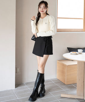 ホワイトアイボリー　モデル：165cm F着用