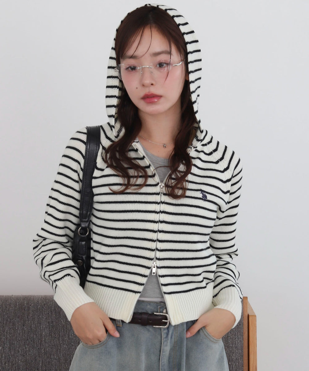 ホワイトボーダー　モデル：165cm F着用