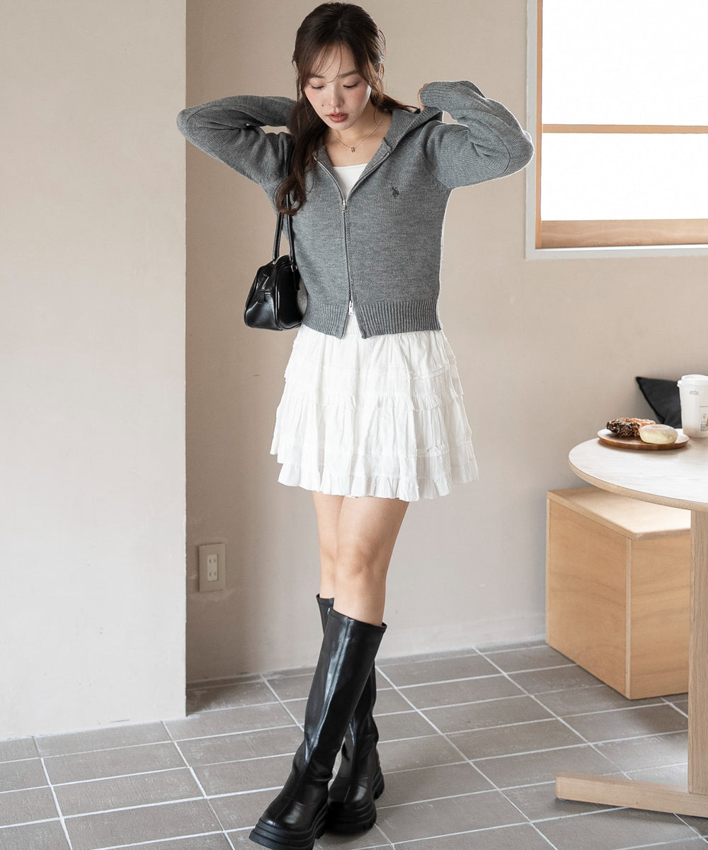 グレー　モデル：165cm F着用