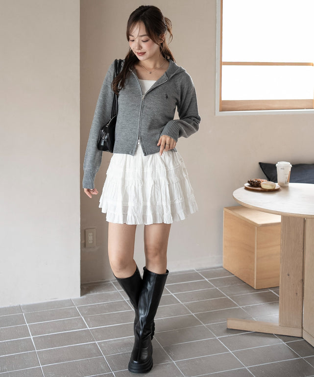 グレー　モデル：165cm F着用