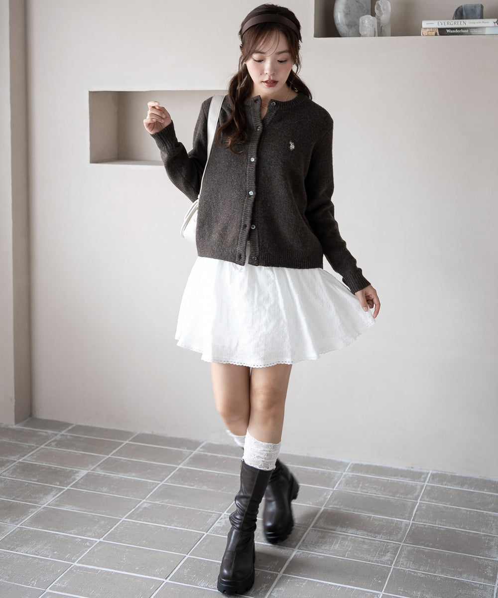 ブラウン　モデル：165cm F着用