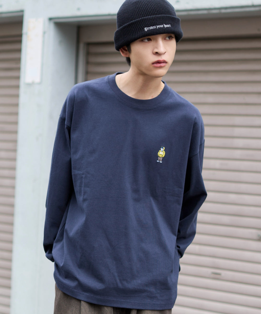 ネイビー モデル：180cm L着用