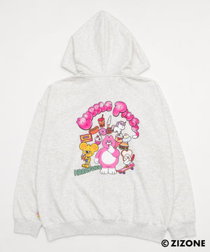 別注ZIZONEグラフィックZIPパーカー