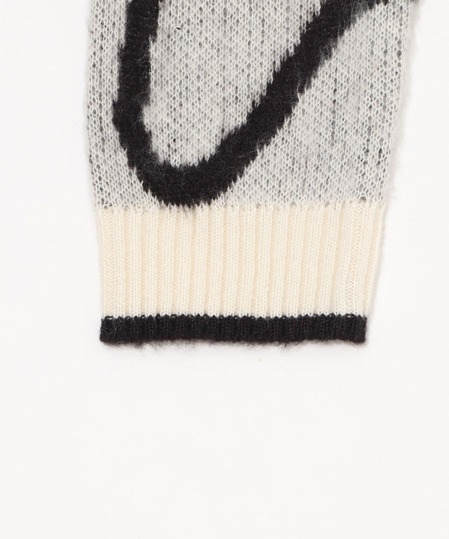 ニュアンスライン配色プルオーバー