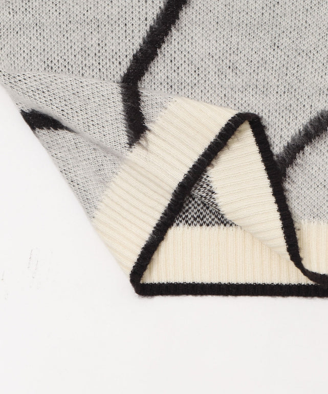 ニュアンスライン配色プルオーバー