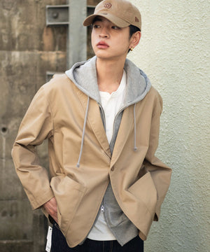 ベージュ モデル：180cm L着用