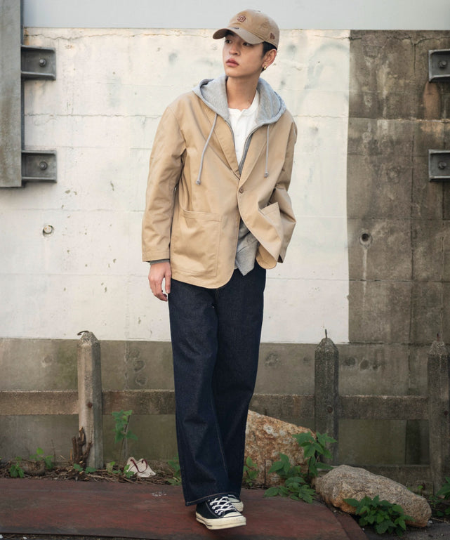 ベージュ モデル：180cm L着用