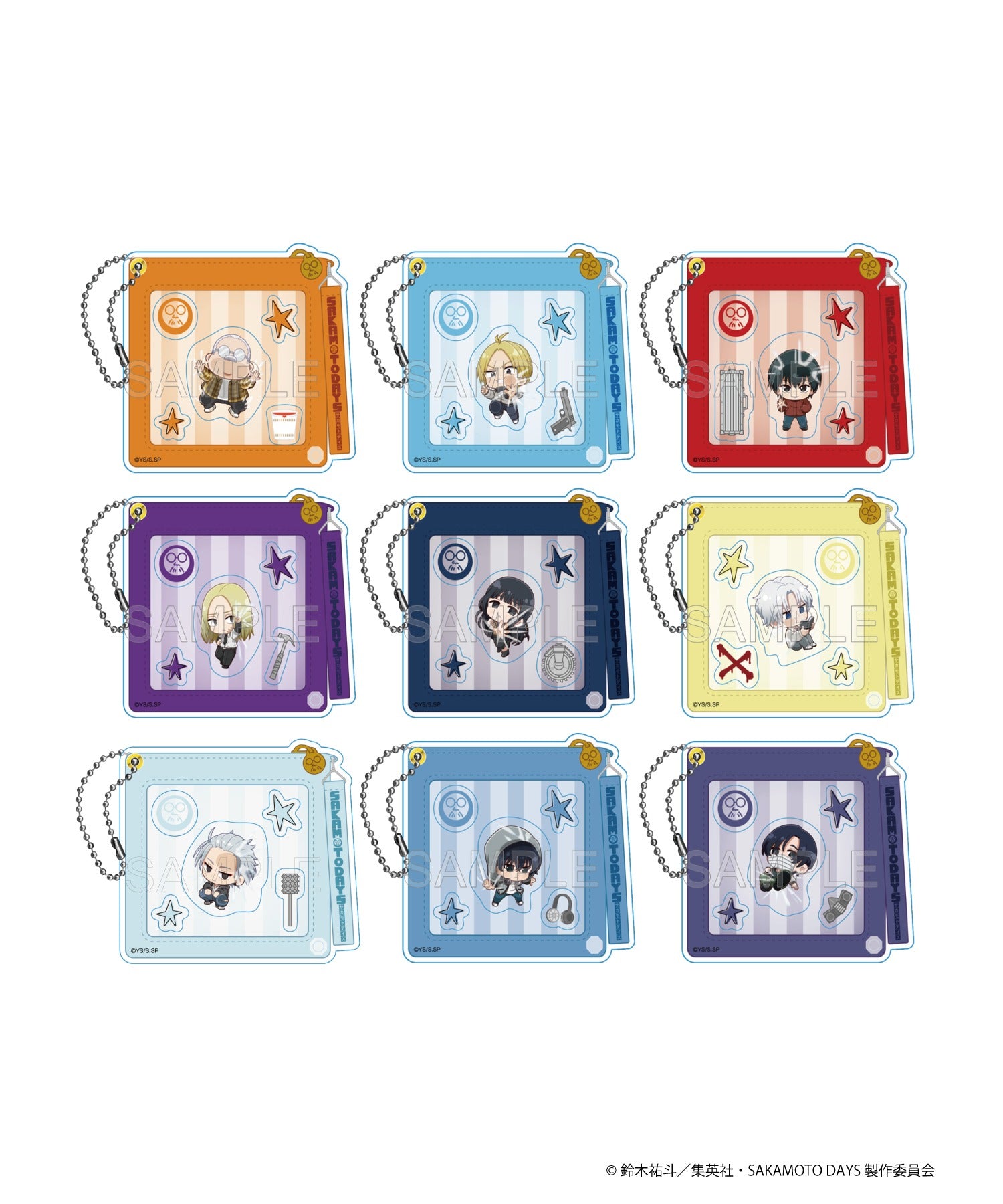 サカモトデイズ WEGO コラボ トレーディング シャカっと開くキー ポーチいん トレーディングシャカっと開くキー ポーチいんver．（BOX