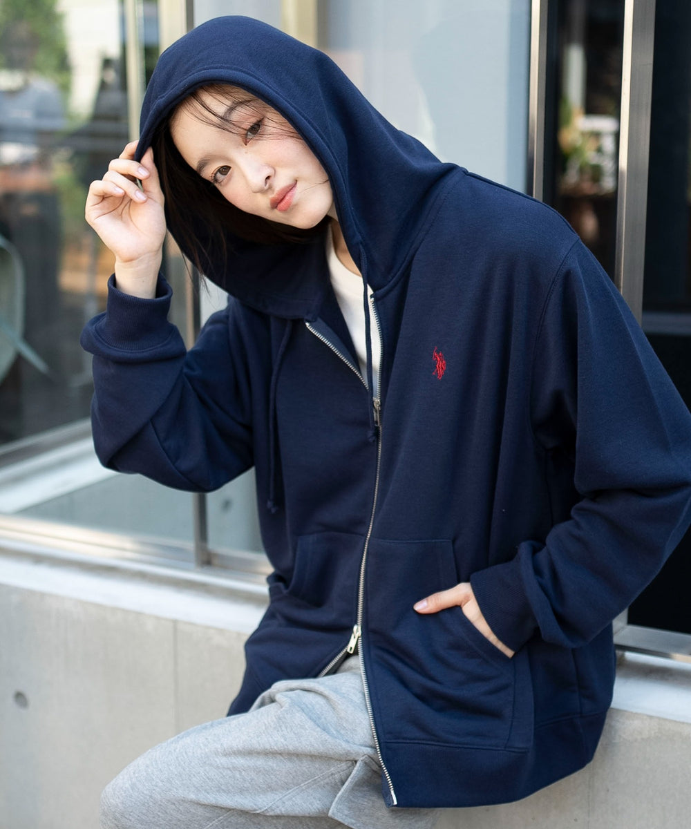 ネイビー　モデル：163cm　M着用