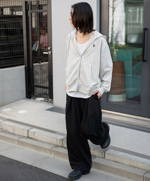 杢グレー モデル：175cm M着用