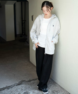 杢グレー　モデル：163cm L着用