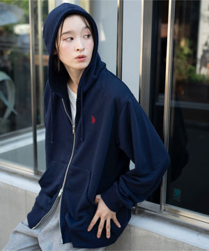 ネイビー　モデル：163cm　M着用