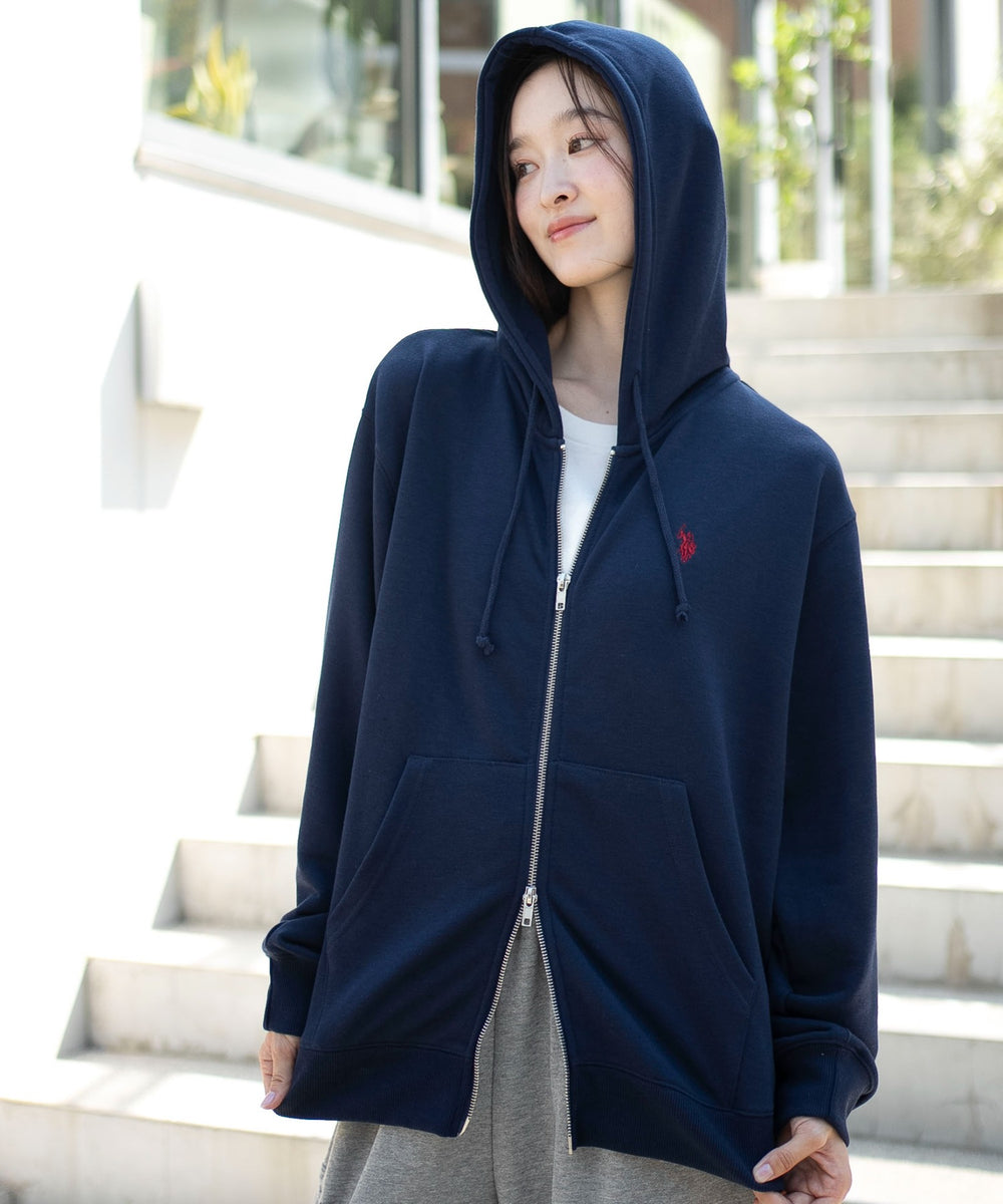 ネイビー　モデル：163cm　M着用